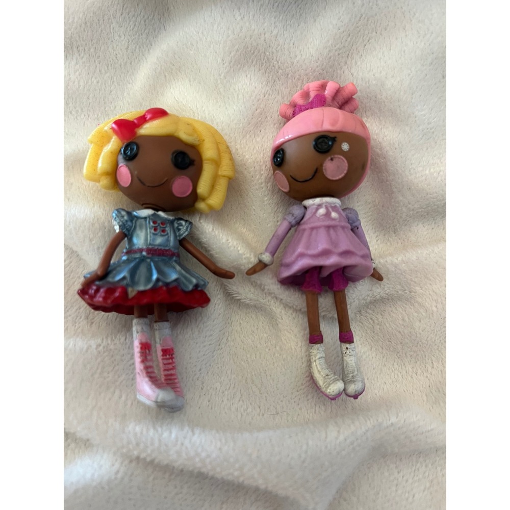 Lalaloopsy Mini Dolls 2-Pack Mittens Fluff N Stuff Bea Spell-a-Lot 3 Inch Figure